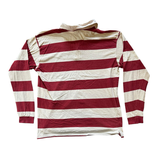 Aged 16 Red and Cream Rugby Shirt