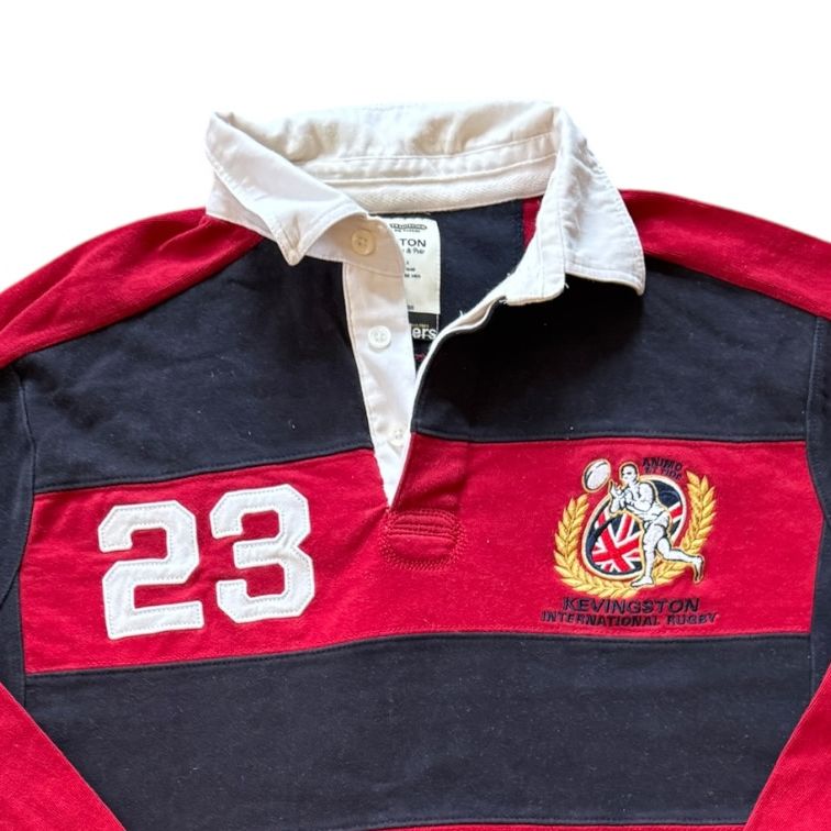 Medium Kevingston Red Lancashire GB Rugby Shirt