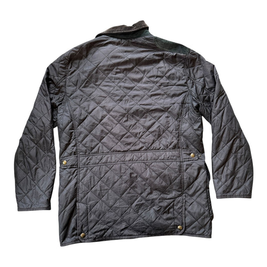 Medium Ralph Lauren Black Quilted Hunting Field Jacket