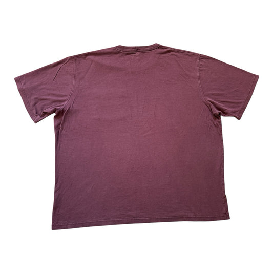 3XL Carhartt Burgundy Red Pocket T-Shirt