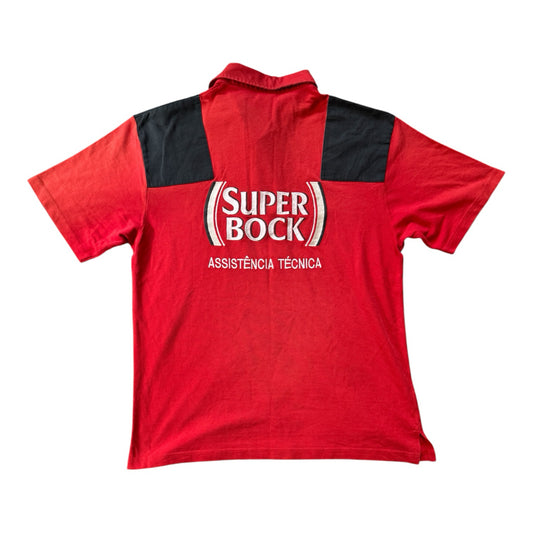 Large Super Bock Red Polo Shirt