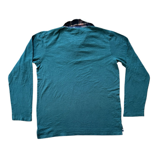 Aged 13-14 Zy Teal Rugby Shirt