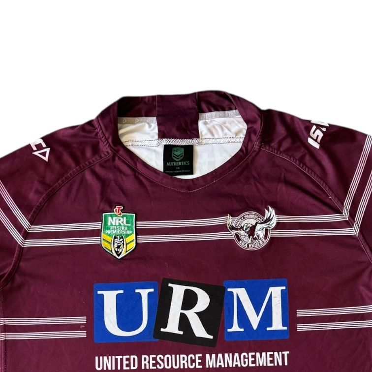 7XL Burgundy NRL Manly Sea Eagles Rugby Shirt