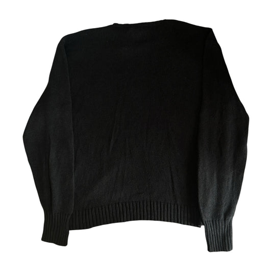 XXL Ralph Lauren Black Knitted Crewneck Jumper