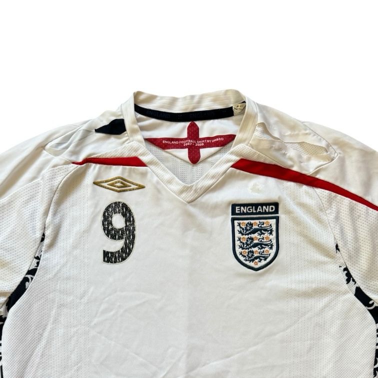 Extra small 2007-09 Umbro White Rooney England Football Shirt
