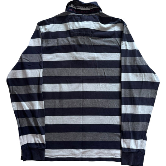 Medium Forecast Navy, White and Grey Rugby Shirt