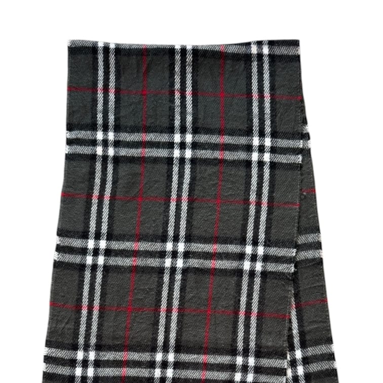 Burberry Grey Lambswool Scarf