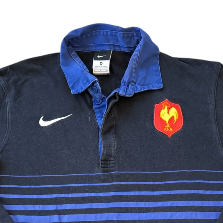 Medium Nike Navy France 2011/12 Rugby Shirt