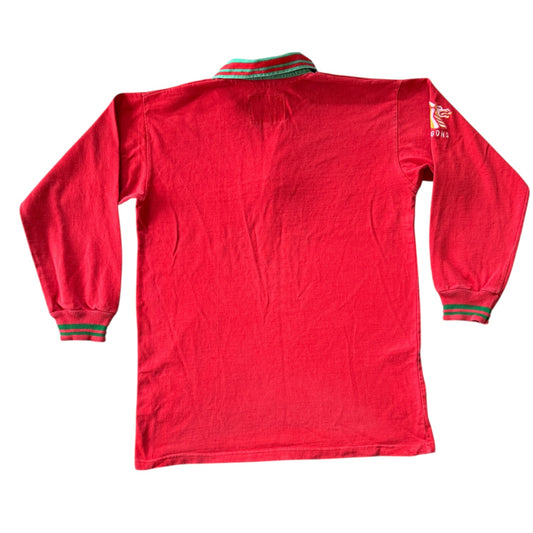 Medium 1992/93 Cotton Traders Wales Red Rugby Shirt