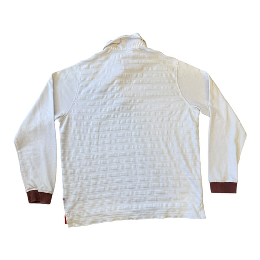 Medium Canterbury White England Rugby Shirt