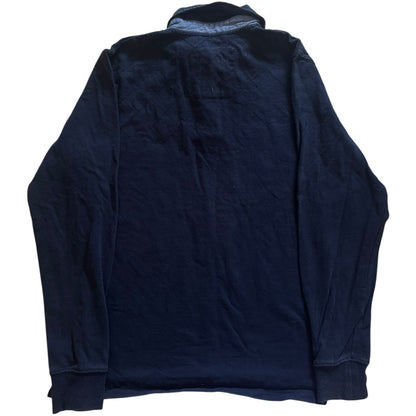 Small Mo Casual Navy Rugby Shirt