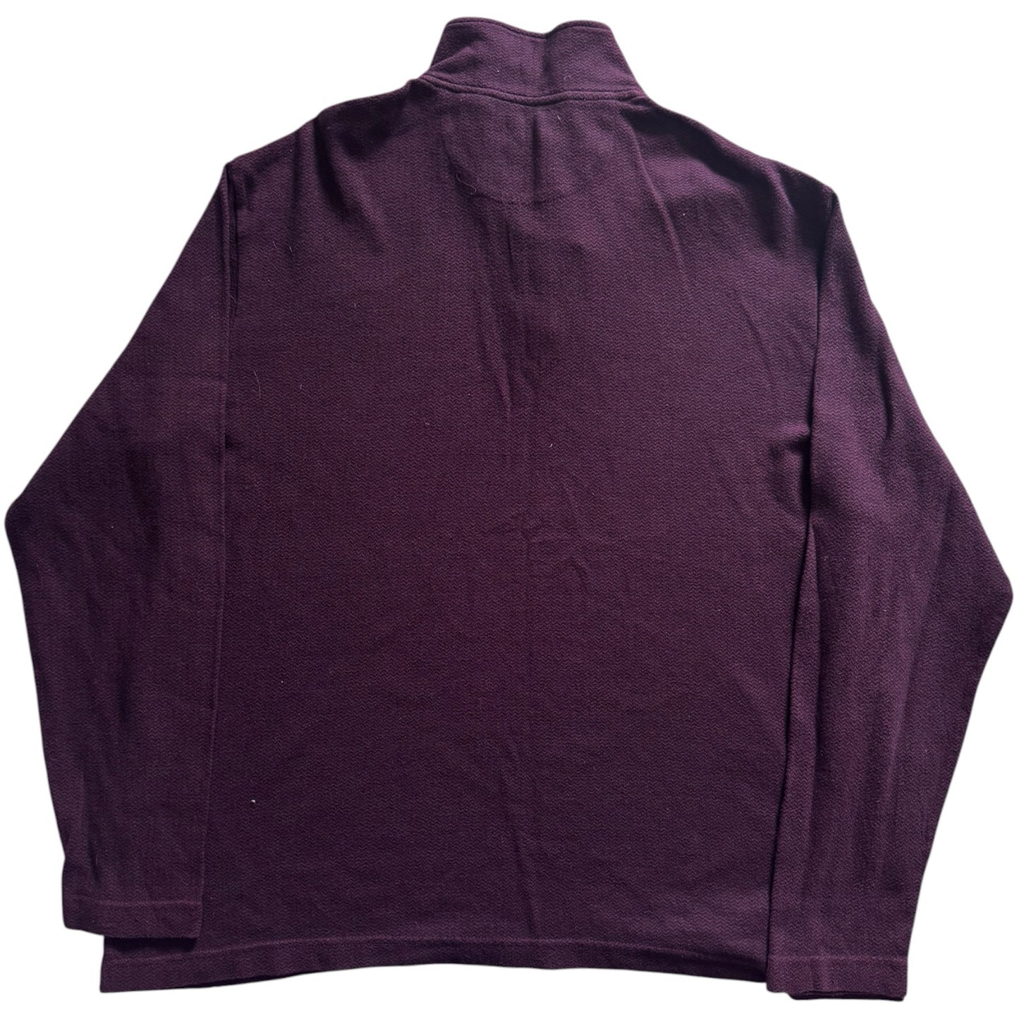 Extra large Chaps Purple Zig Zag Patterned 1/4 Zip