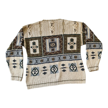 Extra large Nautica Beige Funky Knit