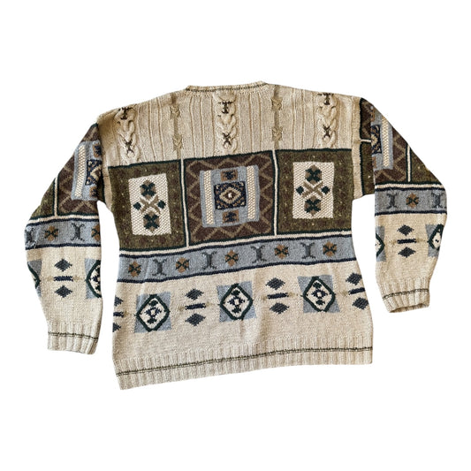 Extra large Nautica Beige Funky Knit