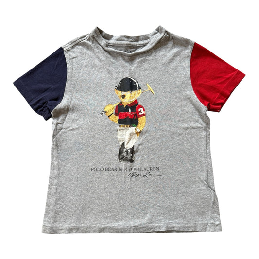 Aged 5 Ralph Lauren Grey Polo Bear T-Shirt