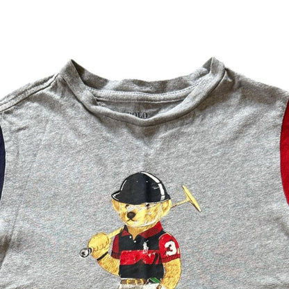 Aged 5 Ralph Lauren Grey Polo Bear T-Shirt