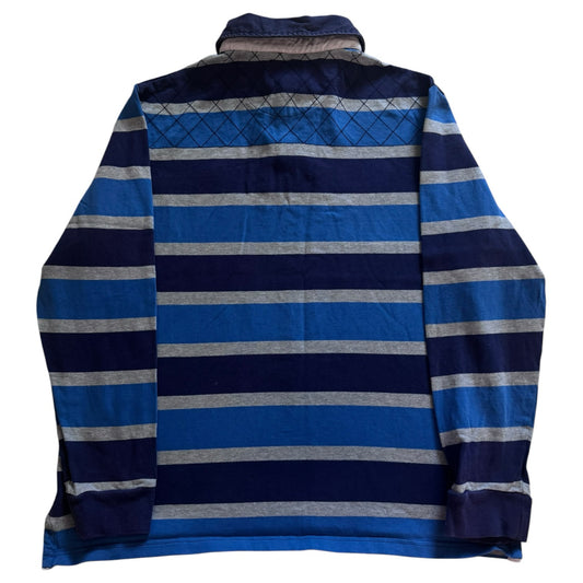 Extra large Blue Harbour Blue, Navy and White Rugby Shirt