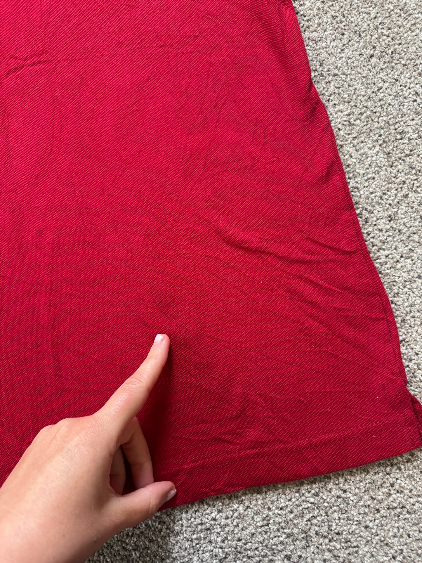 Large Yacht Collection Red Polo Shirt