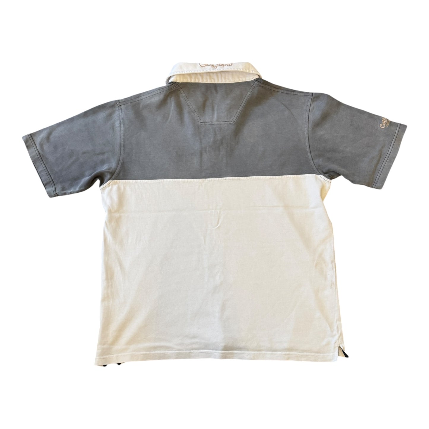 Large Cotton Traders White Rugby Shirts