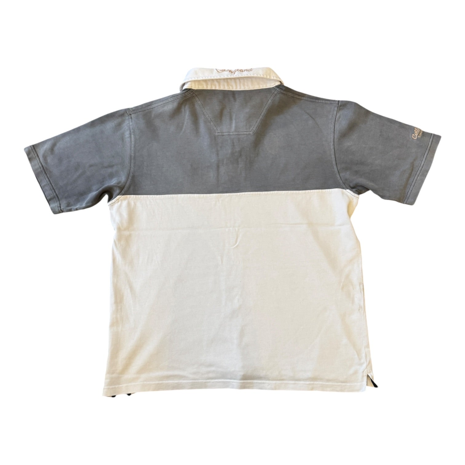 Large Cotton Traders White Rugby Shirts