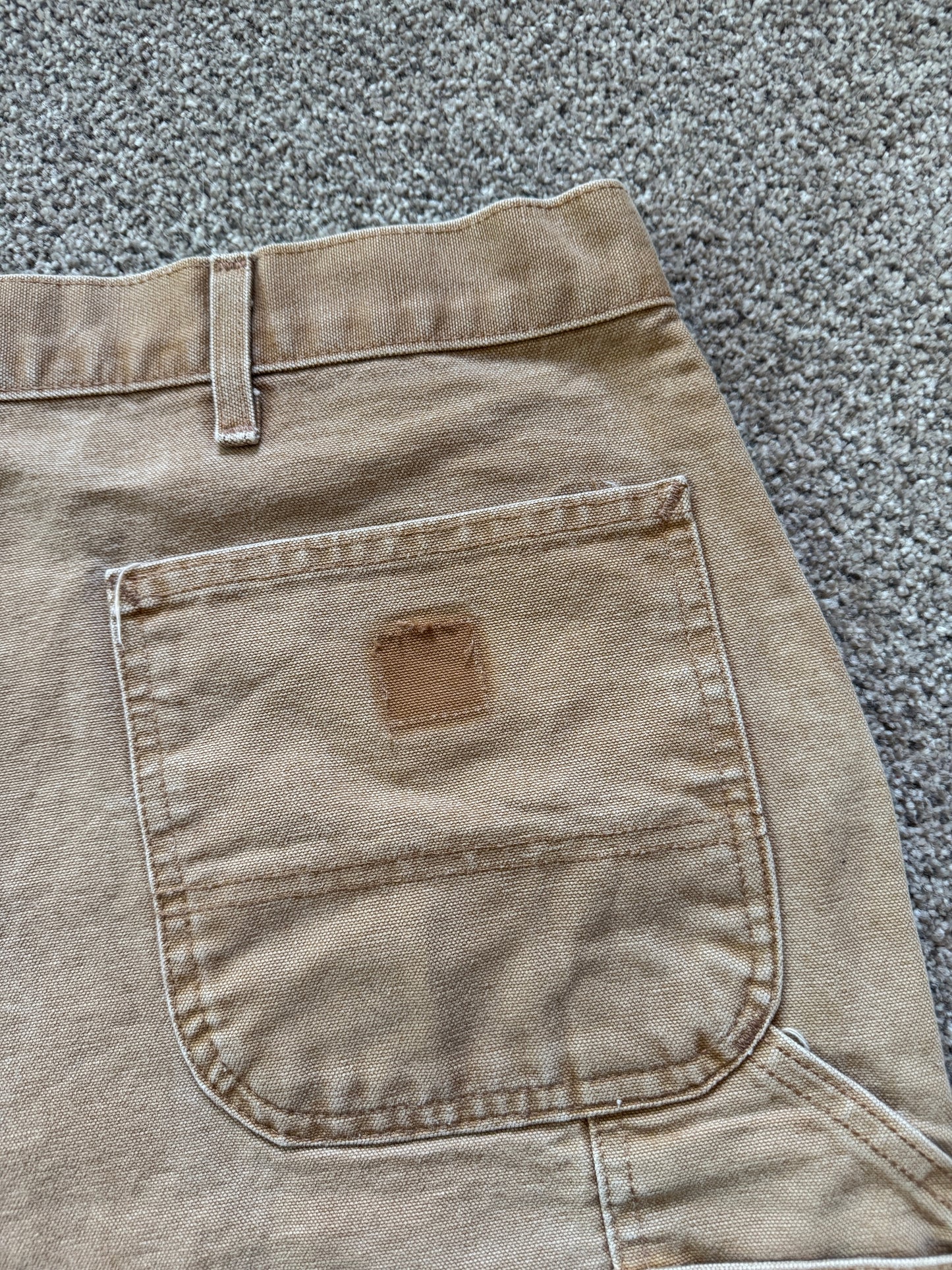 46" Carhartt Tan/ Beige Cargo Shorts