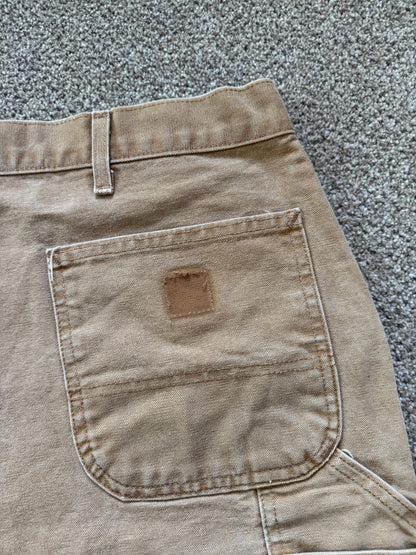 46" Carhartt Tan/ Beige Cargo Shorts