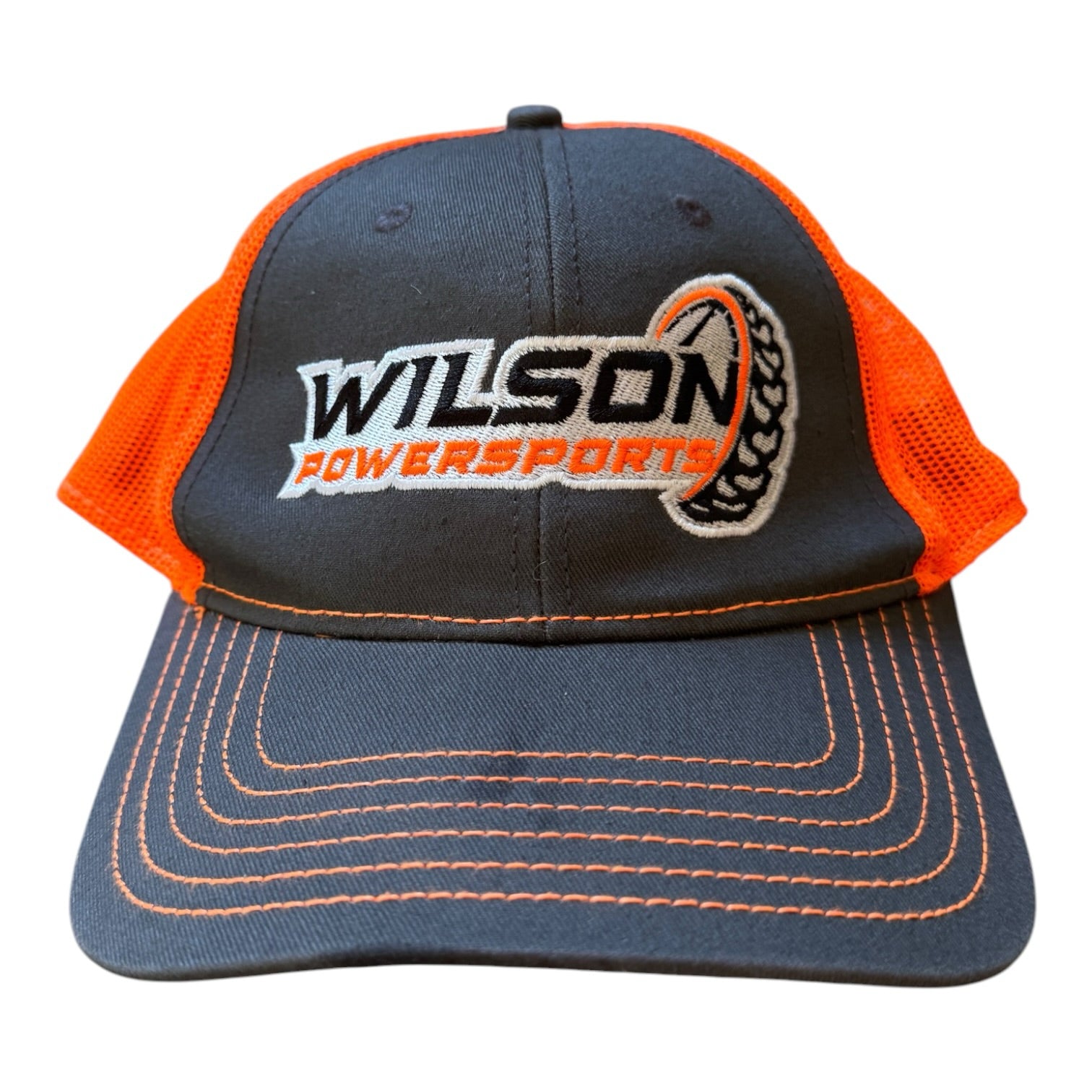 Capamerica Orange Wilson Powersports Cap