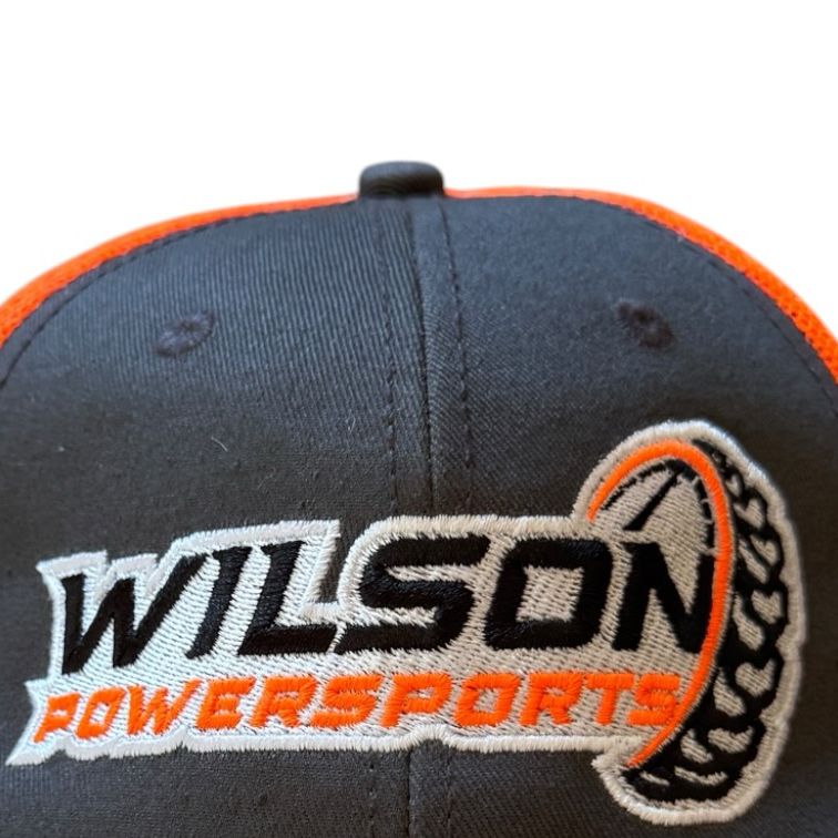 Capamerica Orange Wilson Powersports Cap