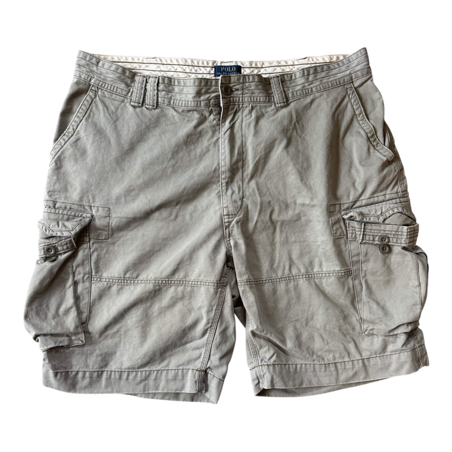 44" Ralph Lauren Beige Cargo Shorts