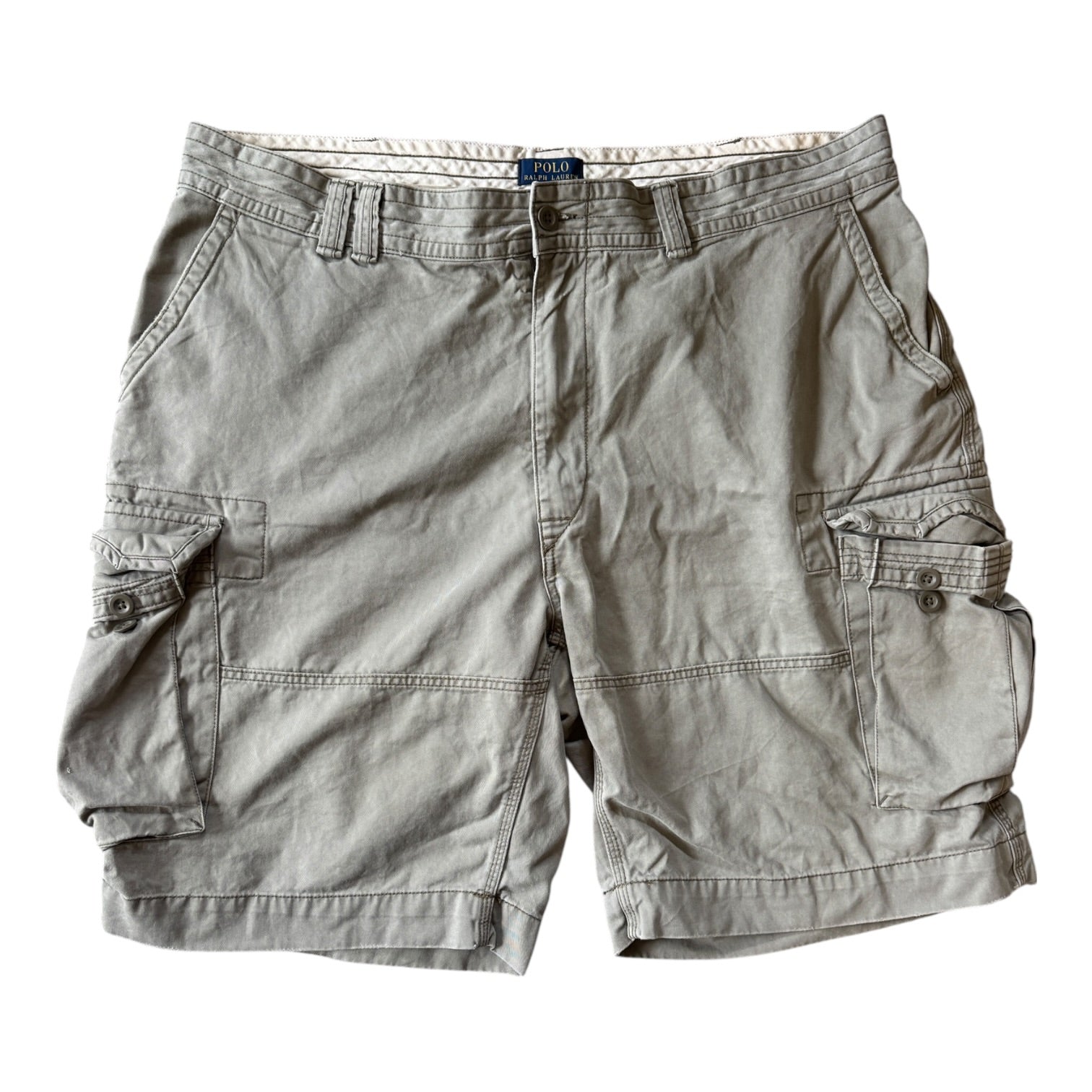 44" Ralph Lauren Beige Cargo Shorts