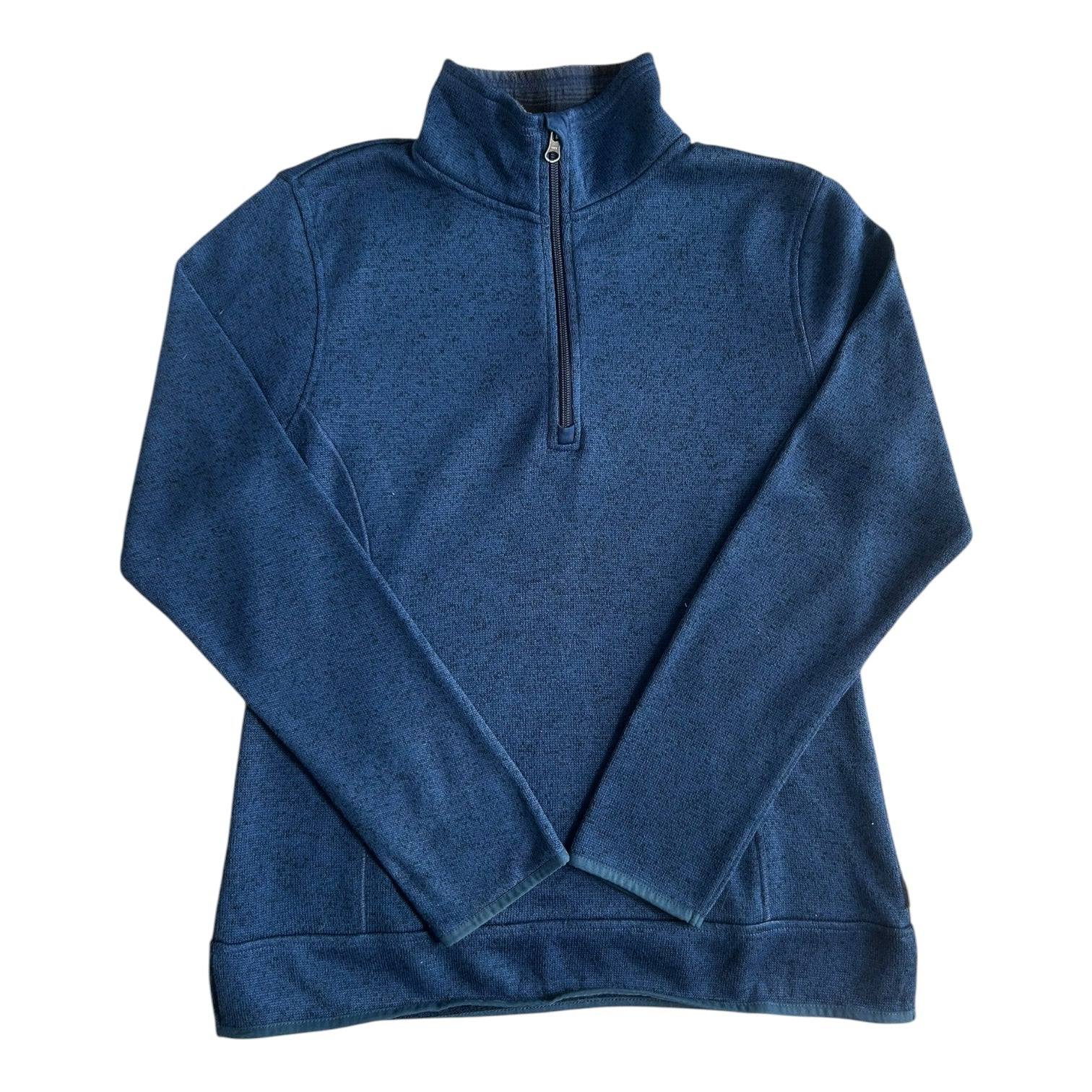 Woman's Medium Eddie Bauer Blue 1/4 Zip Fleece