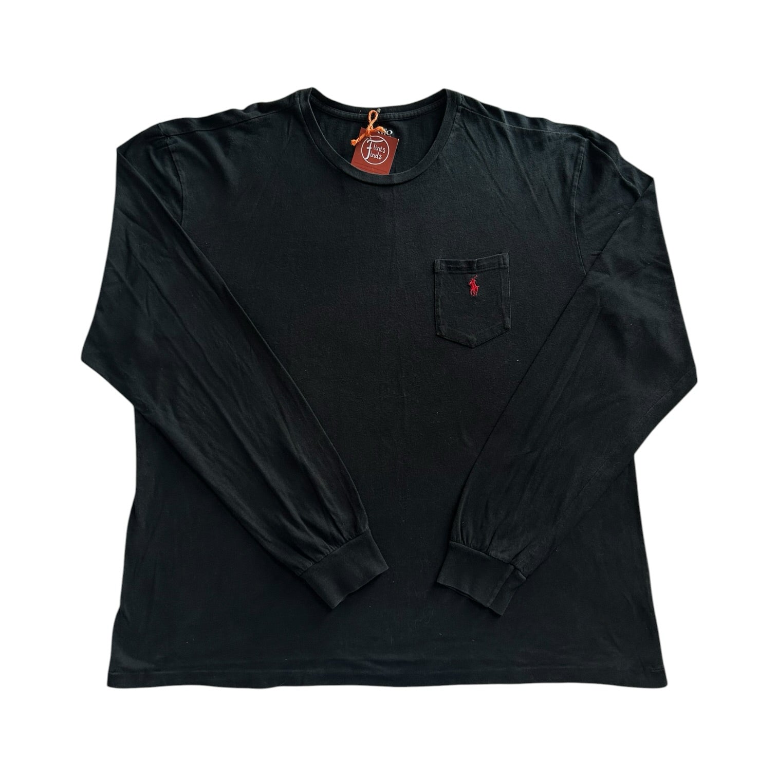 XXL Ralph Lauren Black Long Sleeved T-Shirt