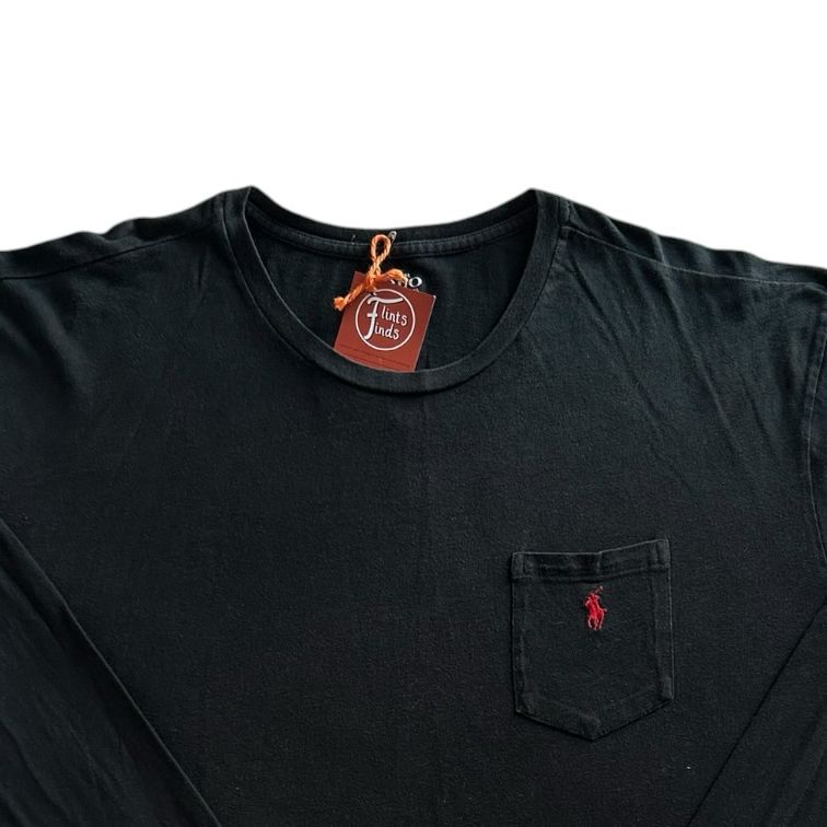 XXL Ralph Lauren Black Long Sleeved T-Shirt