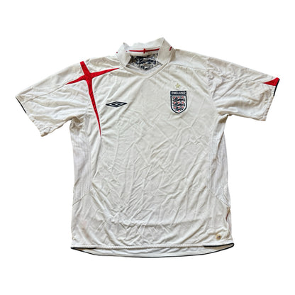 2006 Extra large Umbro White England Football Shirt