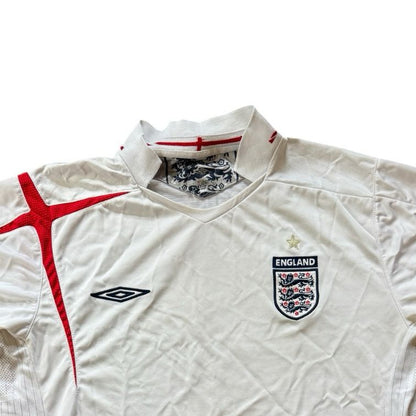 2006 Extra large Umbro White England Football Shirt
