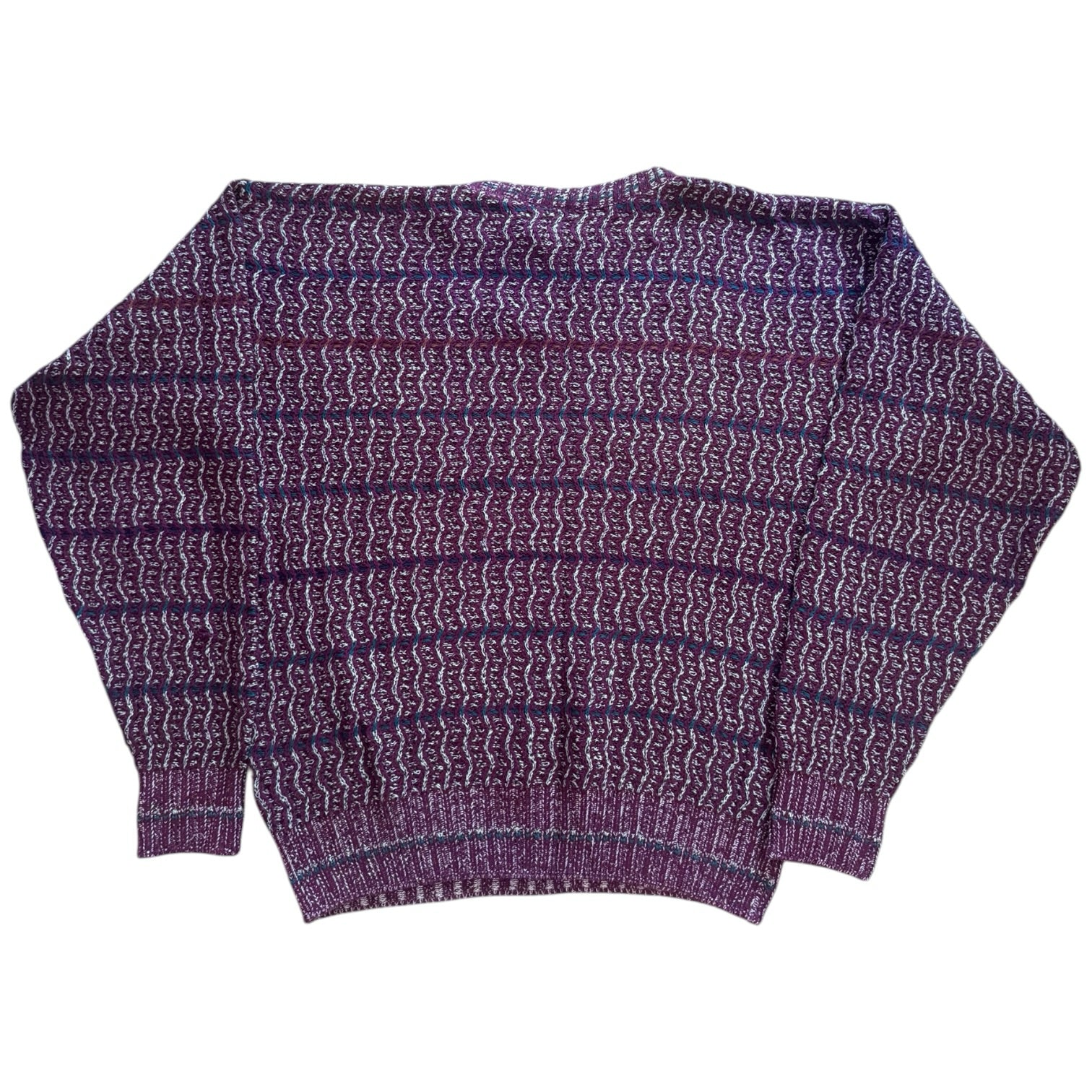 Medium Colours Purple Funky Knit Jumper