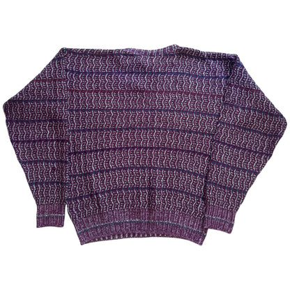 Medium Colours Purple Funky Knit Jumper