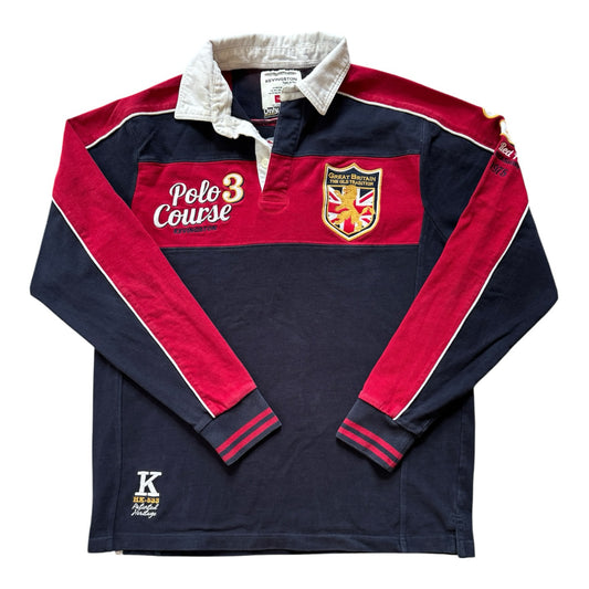 Medium Kevingston Navy Lancashire Great Britain Rugby Shirt
