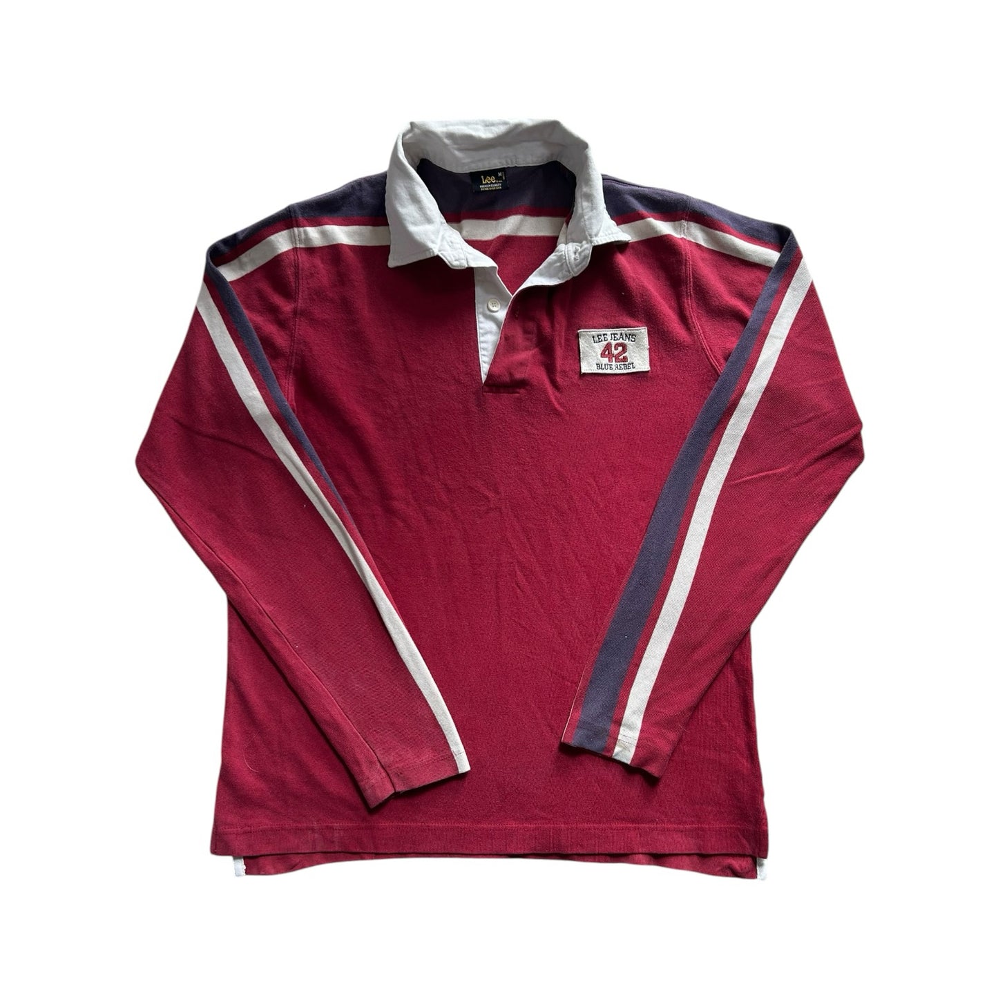 Medium Lee Red Rugby Shirt