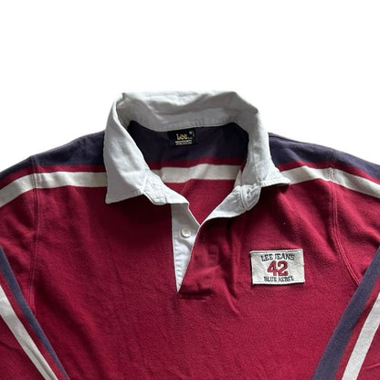 Medium Lee Red Rugby Shirt