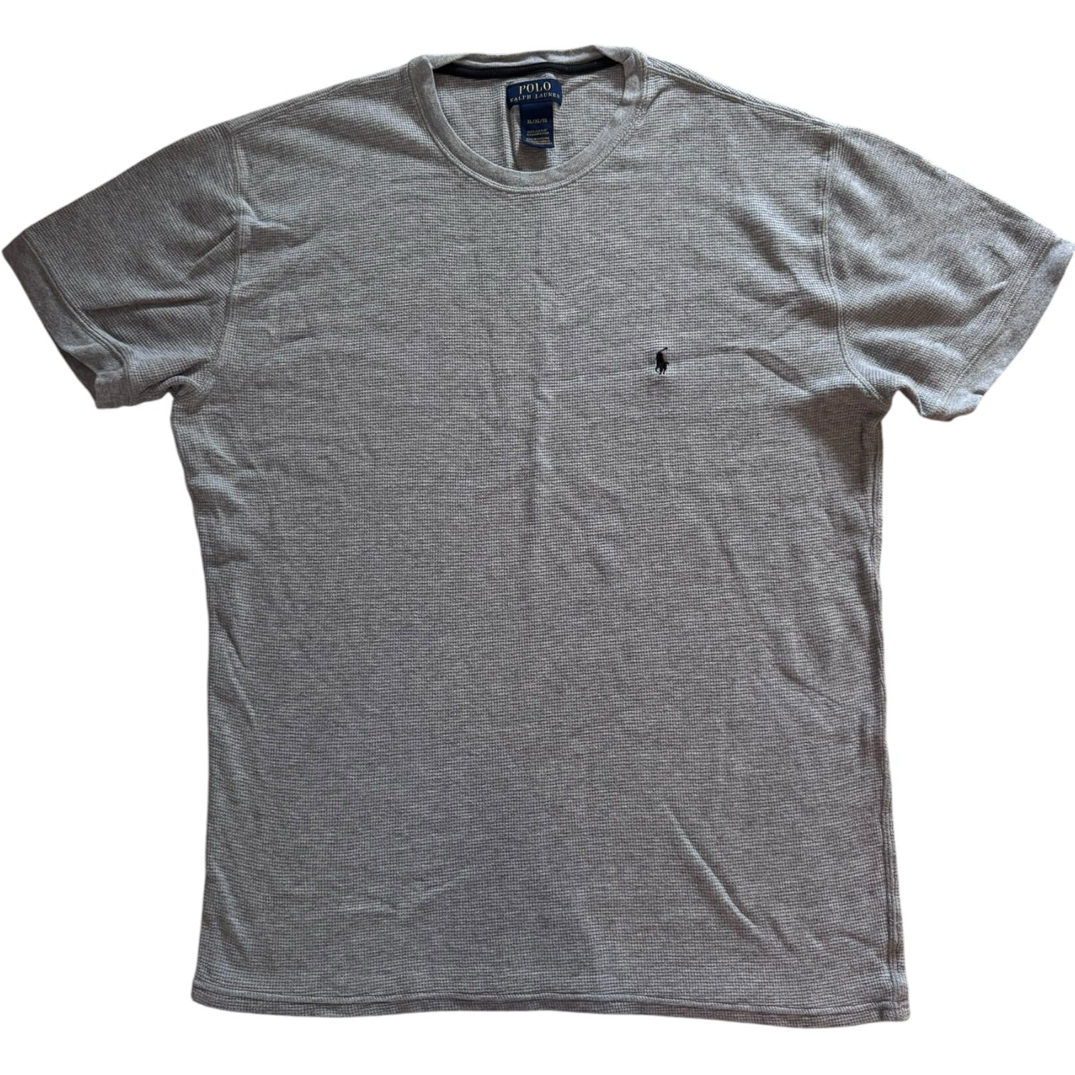 Extra large Ralph Lauren Grey Waffle Knit T-Shirt