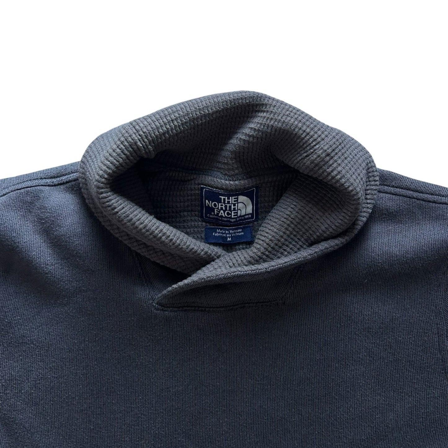 Medium The North Face Blue Shawl Neck Sweatshirt