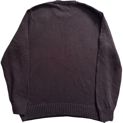 Extra large Chaps Brown Heavy Knitted Jumper
