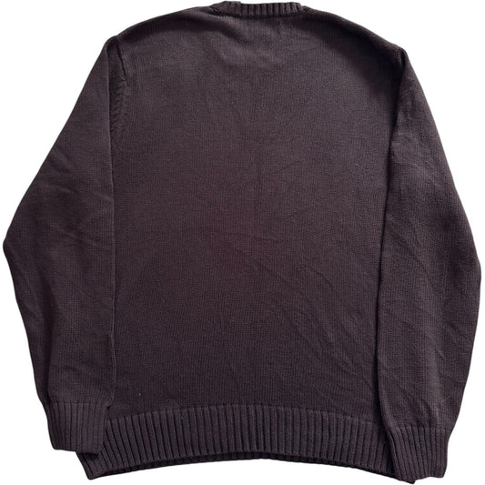 Extra large Chaps Brown Heavy Knitted Jumper