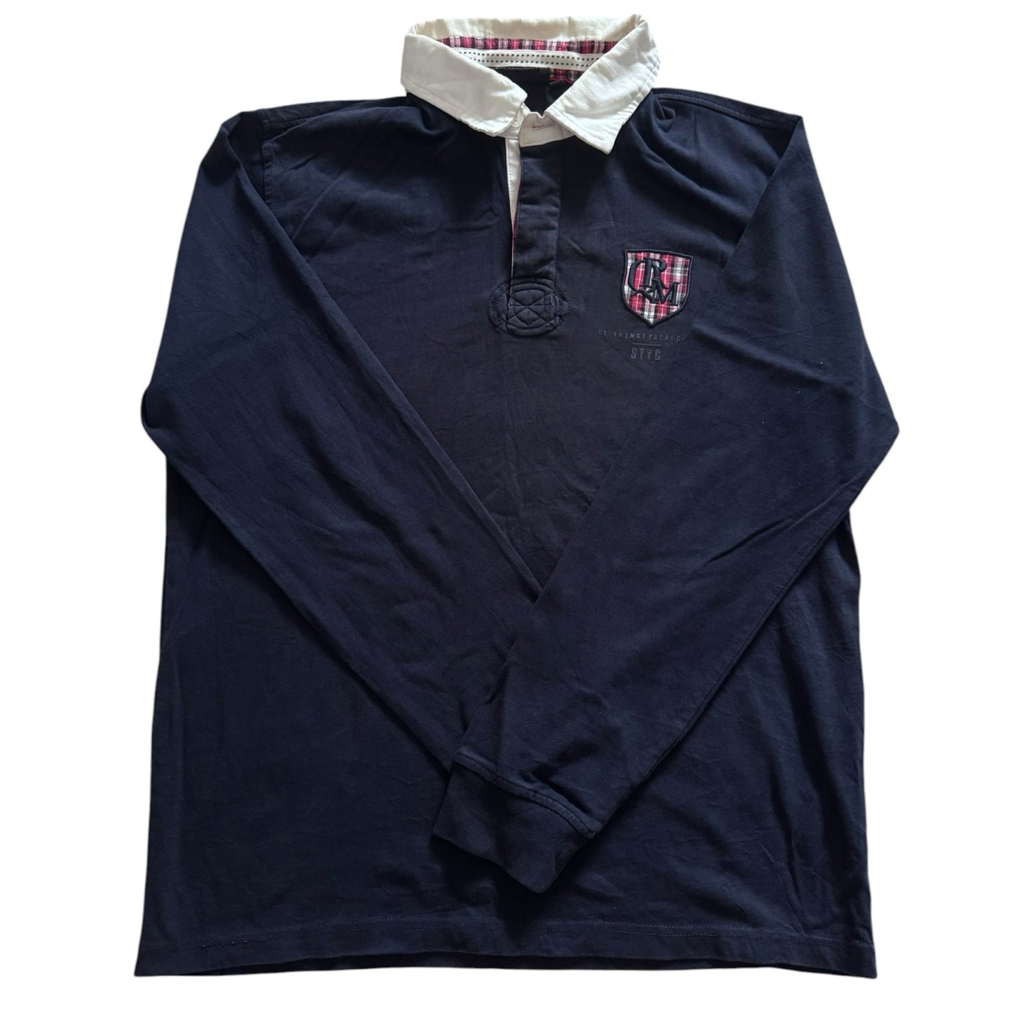 Medium Quebramar Navy St Thomas Yacht Rugby Shirt
