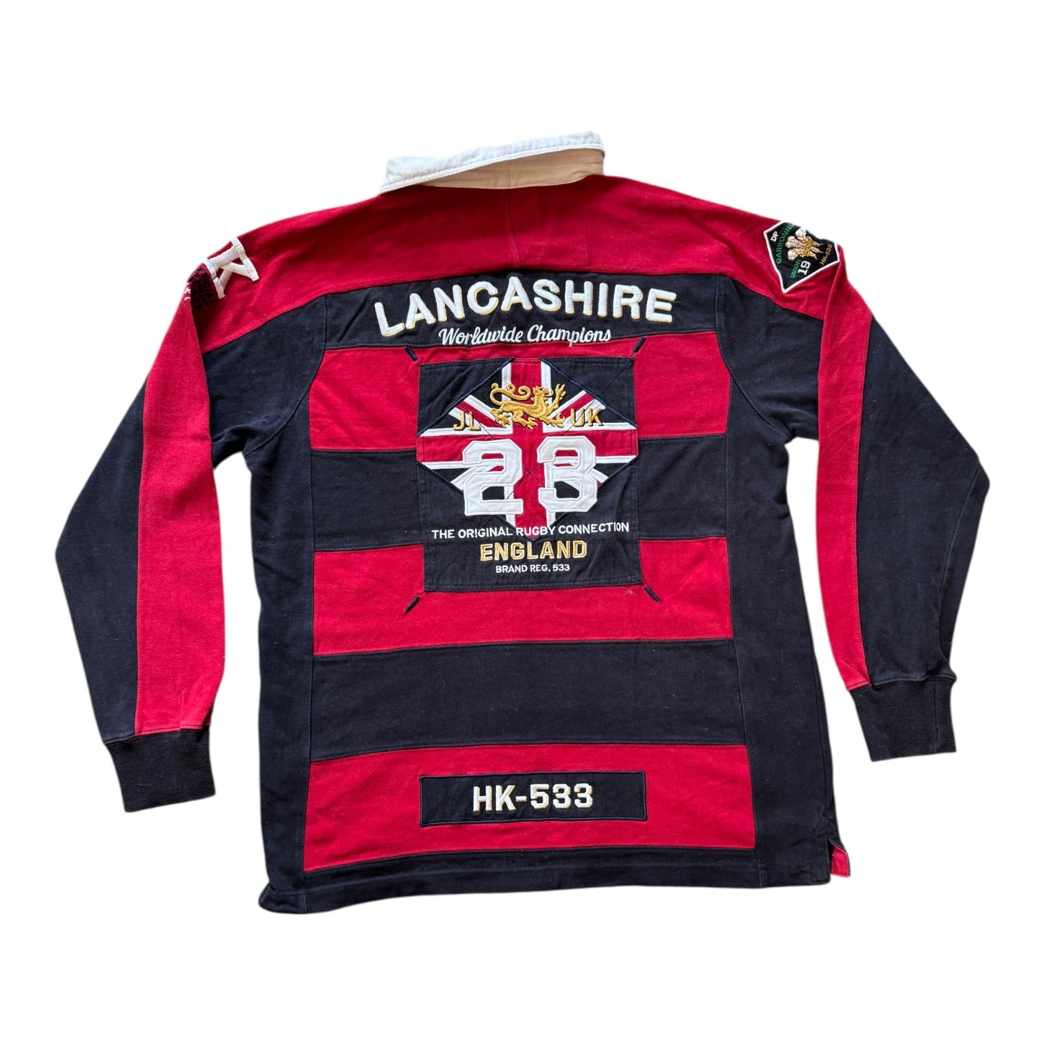 Medium Kevingston Red Lancashire GB Rugby Shirt