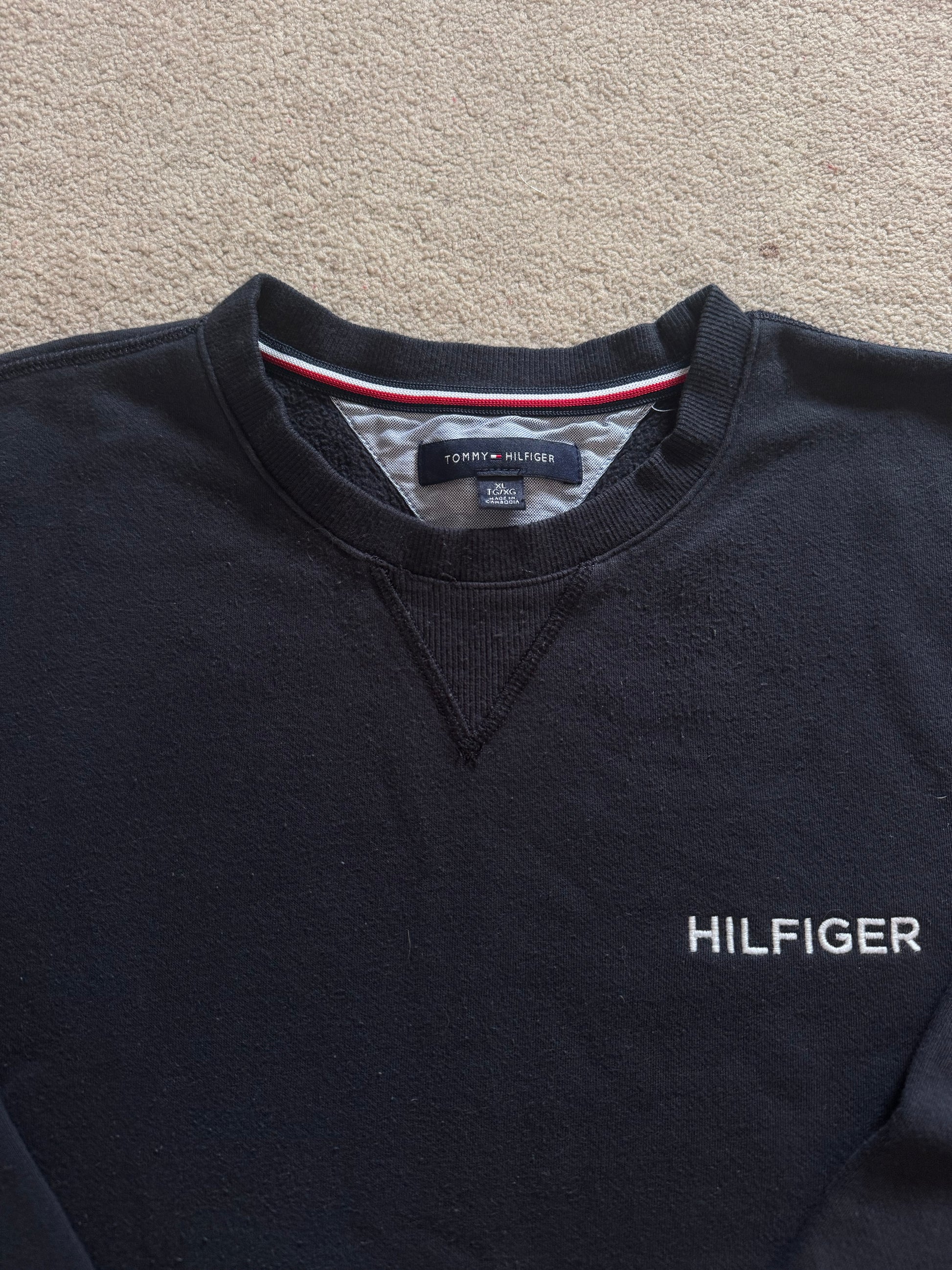 Extra large Tommy Hilfiger Navy Logo Sweatshirt