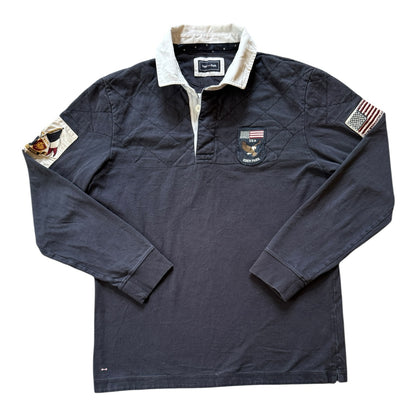 Large Eden Park Navy USA Rugby Shirt