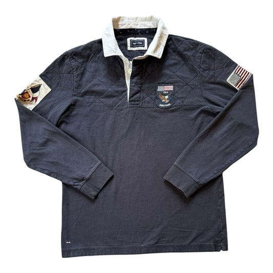 Large Eden Park Navy USA Rugby Shirt