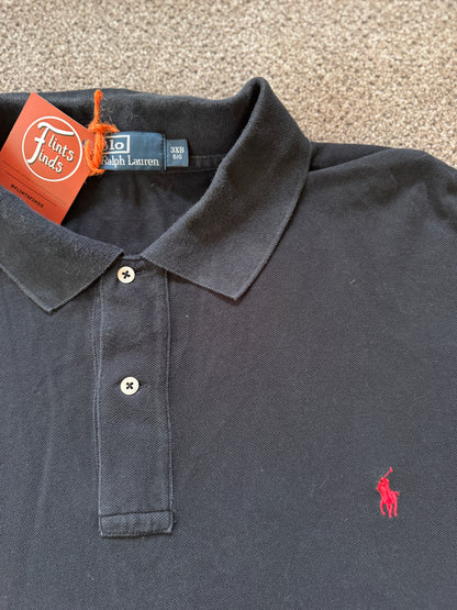 3XB Ralph Lauren Black Long Sleeved Polo Shirt